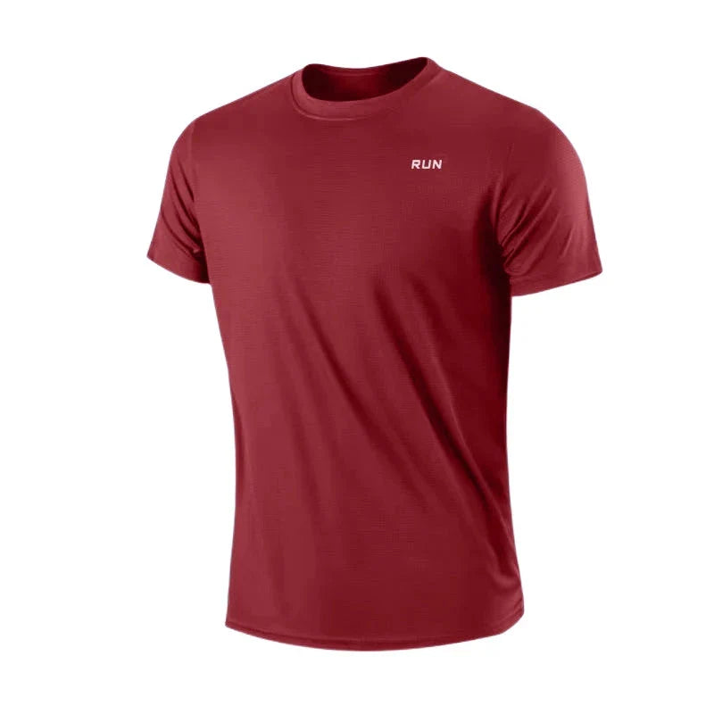 Men's Quick Dry Short Sleeve Gym T-Shirt